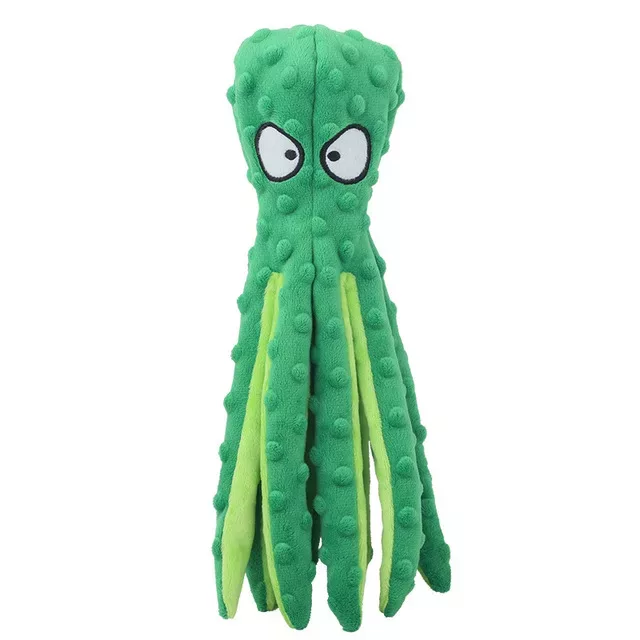 squeaky toy, octopus toy, dog plush toy, chew toy