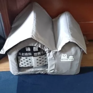 Casa de perro con aire acondicionado para el verano recibida del cliente L****a