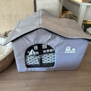 Casa de perro de verano con aire acondicionado recibida del cliente W**l