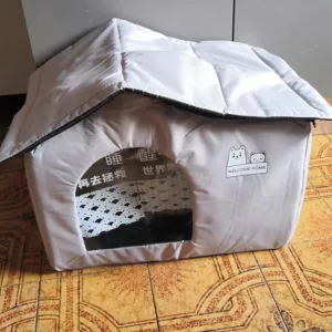 Casa de perro de verano con aire acondicionado recibida del cliente T***r