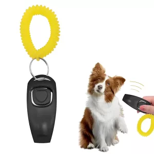 Silbato y Clicker 2-en-1 para Entrenamiento de Perros