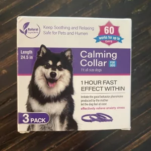 Recibido collar de feromonas calmantes para perros de 3 piezas del cliente W**l