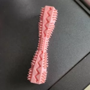 Recibido juguete masticable de limpieza dental para perro del cliente S****n.