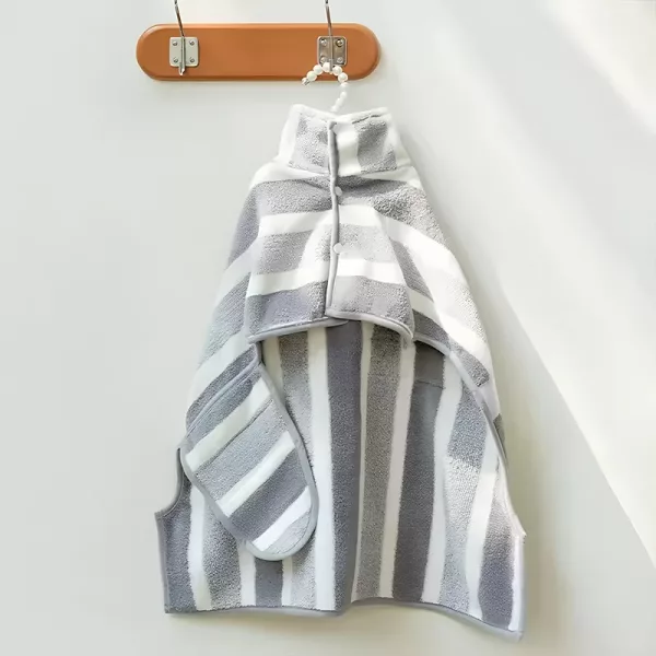 dog bathrobe, dog towel robe, dog bath towel, super absorbent dog towel