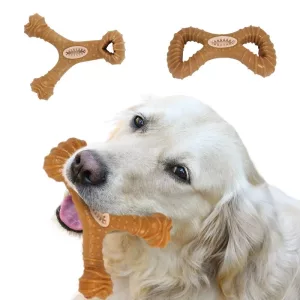 indestructible dog toy, dog chew stick, wooden dog toy, dog teeth cleaning toy