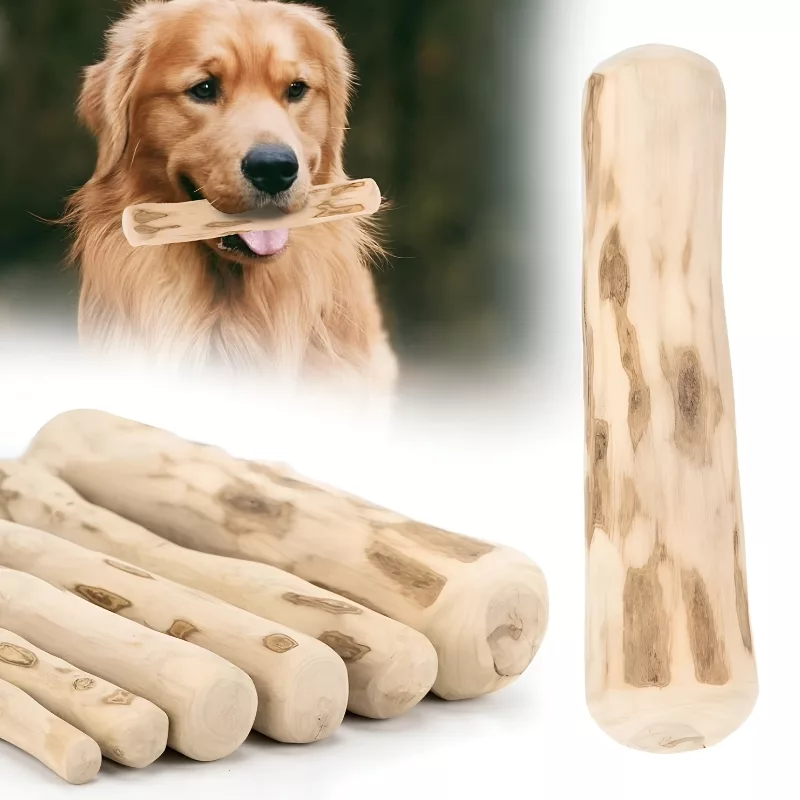 dog wooden toy, dog wood chew