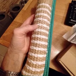 Recibido juguete de tira para entrenamiento de perros de cliente D***s.