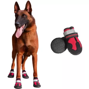 Zapatos impermeables antideslizantes para perros