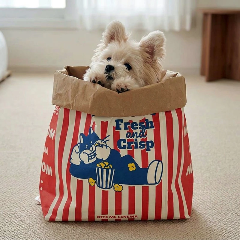 Juguete para perro Bolsa de Palomitas de Papel Kraft